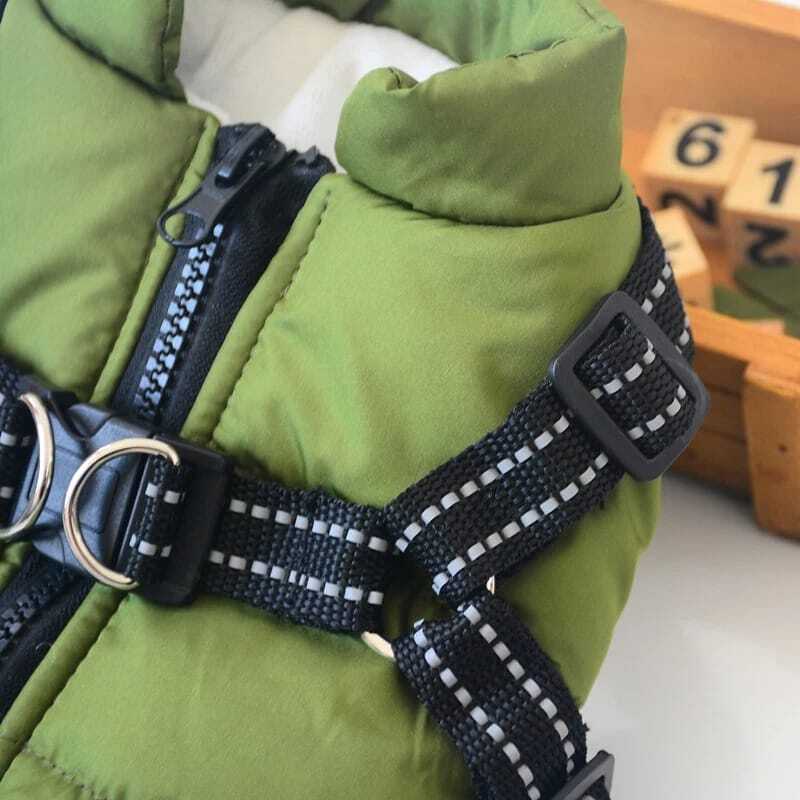 wasserdichter hundemantel wintermantel (fleece)