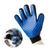 Blaue Tierpflege-Handschuhe