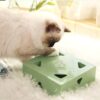 Katze spielt mit Intelligenzspielzeug
