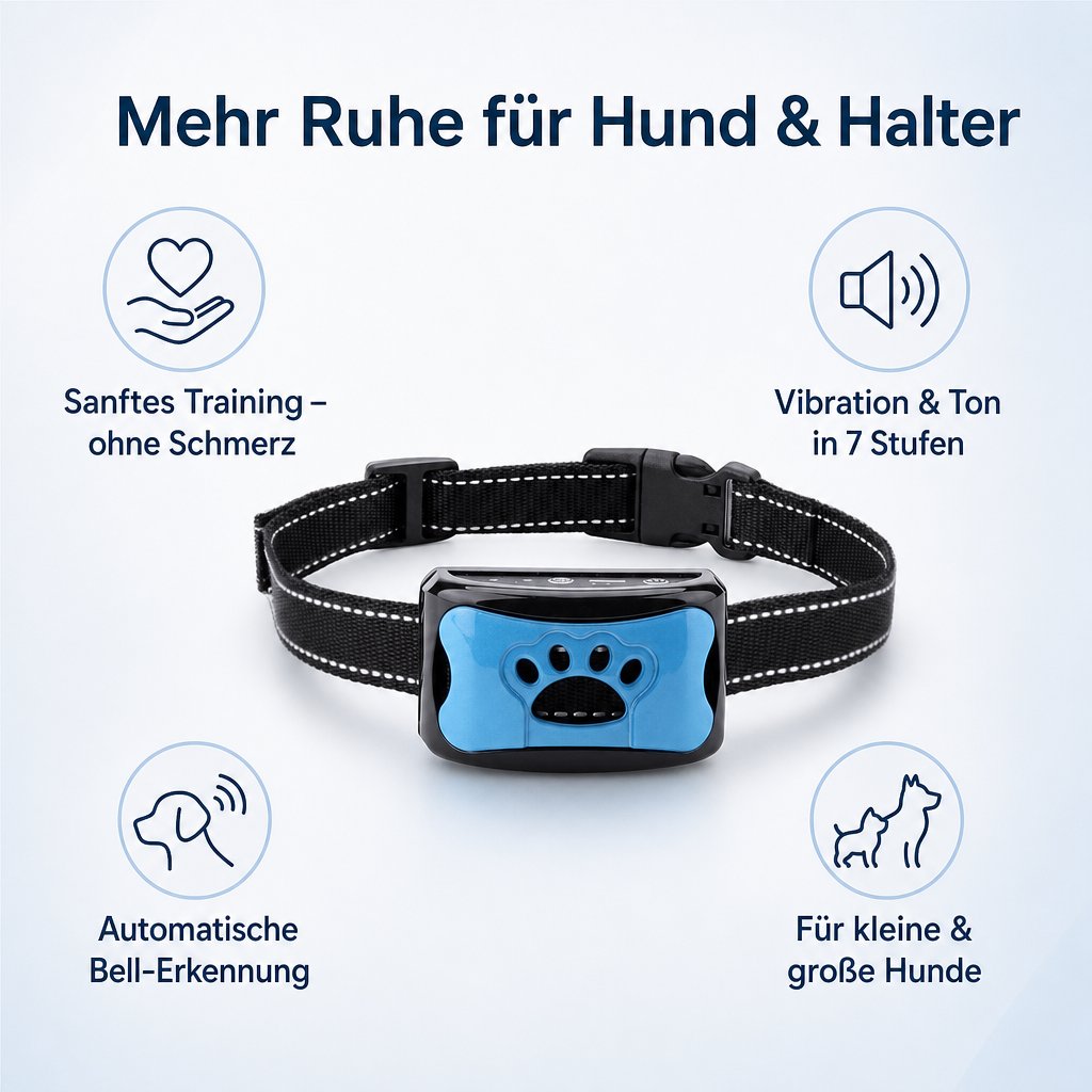 Übersicht der Vorteile des Anti-Bell Halsbands