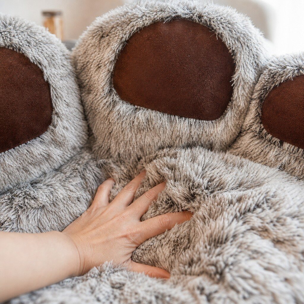 kuscheliges hundebett pfote Kuscheliges Hundebett Pfote – Qualität & Material