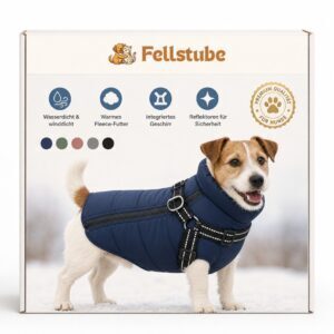 Wasserdichter Hundemantel - Wintermantel (Fleece)