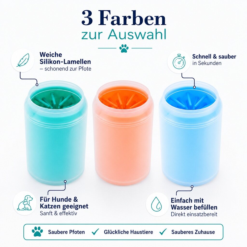pfotenreiniger 3 farben features Pfotenreiniger – Bild 3