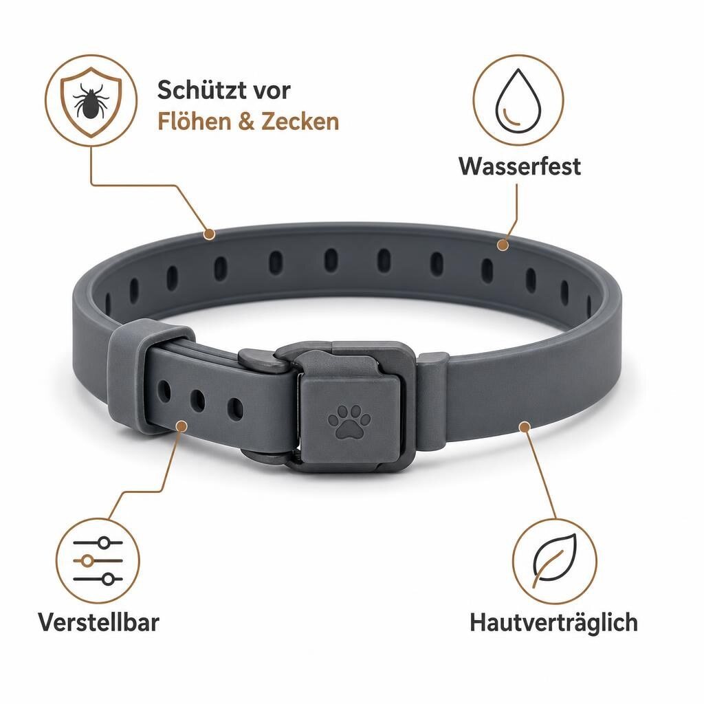 zeckenheld anti floh und zeckenband ZeckenHeld Floh- und Zeckenband Eigenschaften: wasserfest, verstellbar, hautvertraeglich