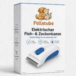 Verpackung des elektrischen Floh- und Zeckenkamms von Fellstube