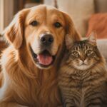 Hund und Katze zusammen
