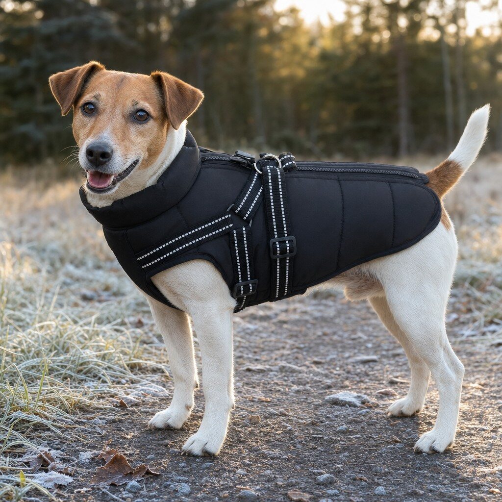 Wasserdichter Hundemantel - Wintermantel (Fleece)